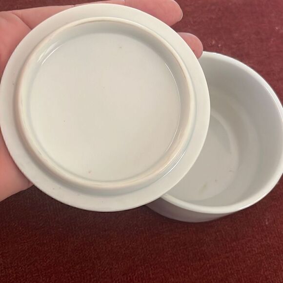 Vintage Otagiri Japan Handprinted Hummingbird Trinket Box NEW - Picture 3 of 5